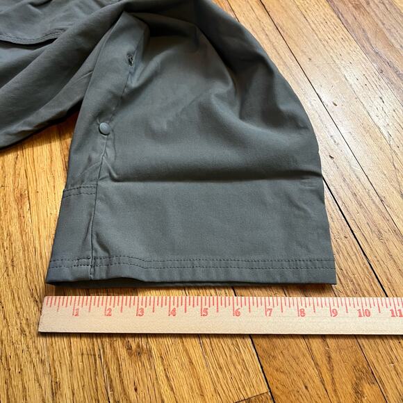 Prana Pants Mens 40 STRETCH ZION II Regular Fit Cargo Stretch Hiking Green Gray - Picture 12 of 12